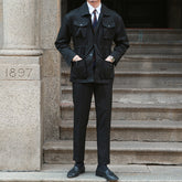 Men's Vintage Coat Casual Waisted